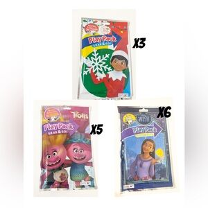 14 Play Pack Grab & Go Sets, Elf On The Shelf, Trolls & Disney Wish, NEW